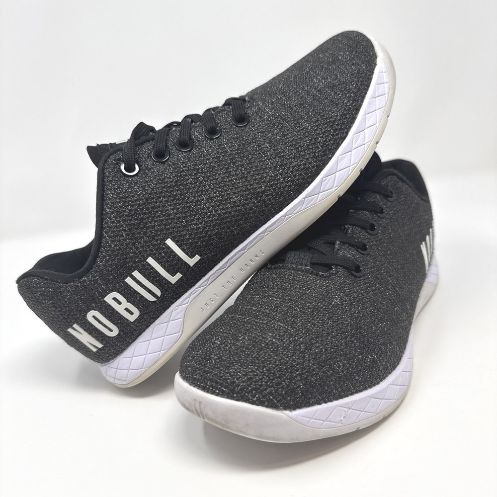 Nobull Black Granite Trainer‎ Womens 9 Mens 7.5 Athletic Training Shoes